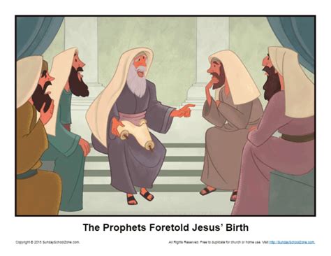 Prophets Foretold The Birth Of Jesus Story Illustration