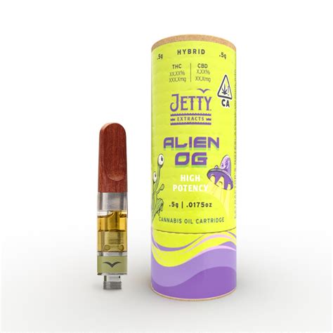 Jetty Extracts Alien Og High Thc Cartridge 5g Leafly