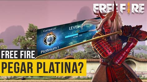 Como Pegar Platina F Cil Free Fire Solo Ranqueada Rumo Ao Diamante