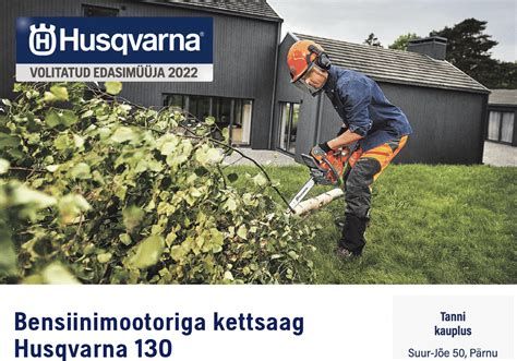 Novembris Soodushind Kettsaele Husqvarna Tanni Kauplus