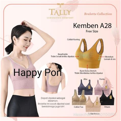 Jual Kemben Bra Tally A Sport Bra Bralette Shopee Indonesia