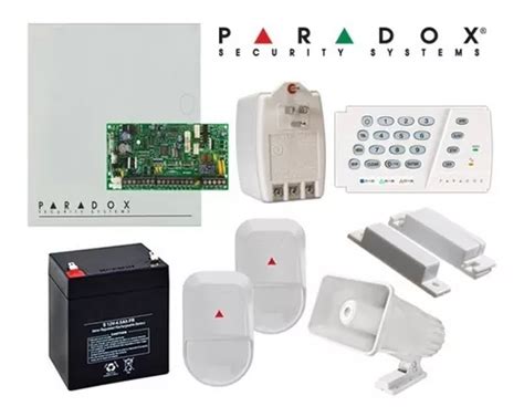 Kit De Alarma Antirrobo Paradox Completo Con Central Sp4000 MercadoLibre