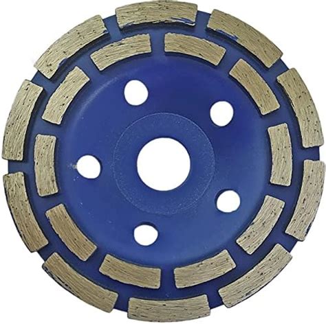 DUMDAAR Diamond Segment Grinding Cup Wheel Double Row Grinder Disc For