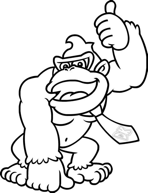 King Kong Desenho Para Colorir Baixe Imagens Gratuitas Área de