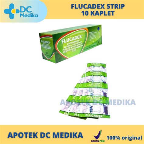 Jual FLUCADEX KAPLET STRIP OBAT BATUK OBAT FLU Shopee Indonesia