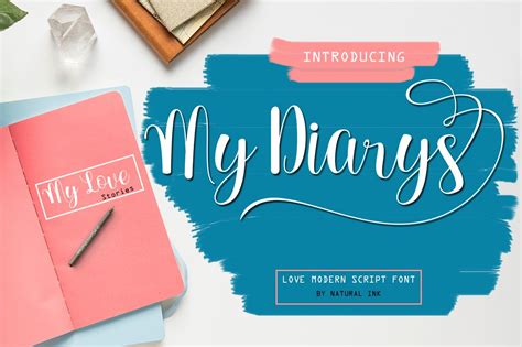 My Diarys Font By Natural Ink · Creative Fabrica Font Bundles