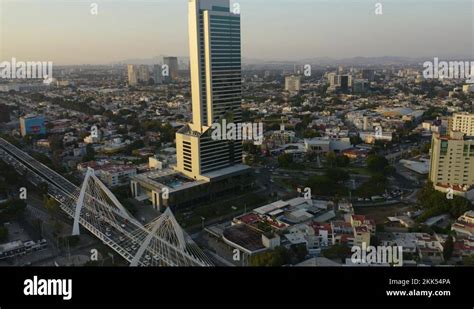 Drone Reveals Hotel Riu Plaza Guadalajara And Puente Matute Remus