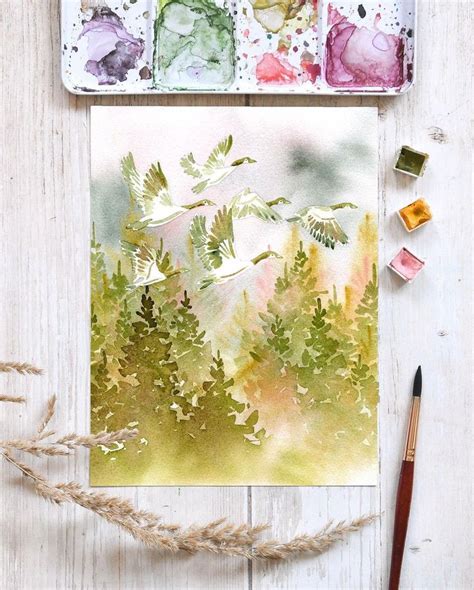 Sarah Van Der Linden Aquarelle mirglis Photos et vidéos Instagram