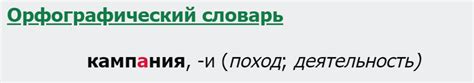 Компания или кампания - Буква «Ё»