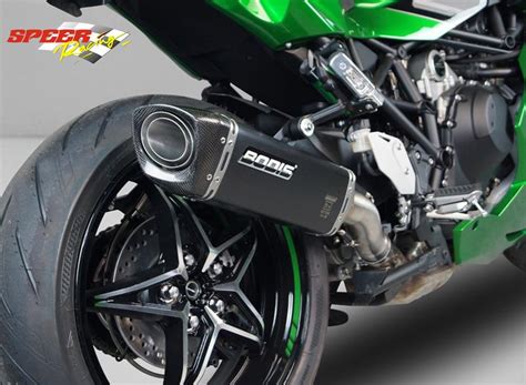 Sport Auspuff Bodis V M Ca Black Kawasaki Ninja H Sx Bj