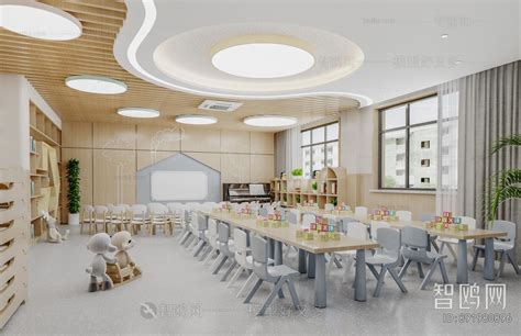 Modern Kindergarten Classrooms 3d Model Download Model Id 891980896 1miba