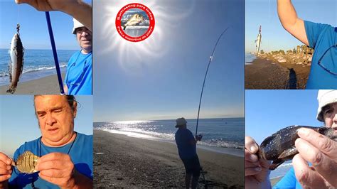 Día entretenido con capturas y preparando cebos Surfcasting para todos