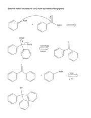 triphenylmethanol synthesis | Course Hero