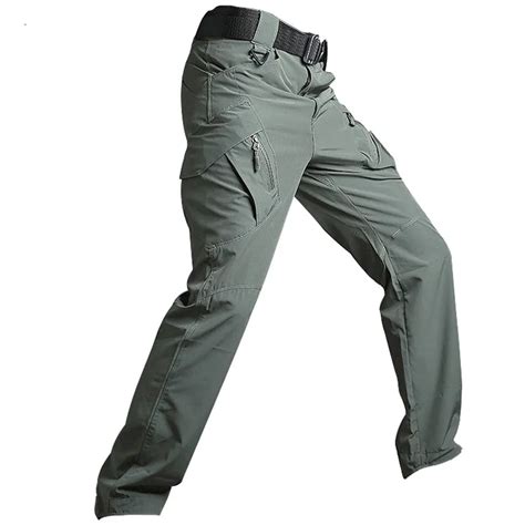 Outdoor Summer Lightweight Urban Tactical Cargo Pants Men Sport Quick