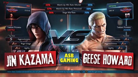 Geese Howard Vs Jin Kazama Tekken Geese Online Pc Gameplay Tekken