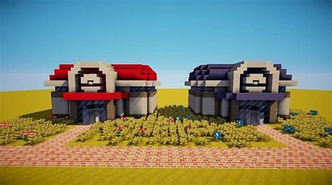 Pokemon Center Minecraft Schematic Pok Mon Center Minecraft