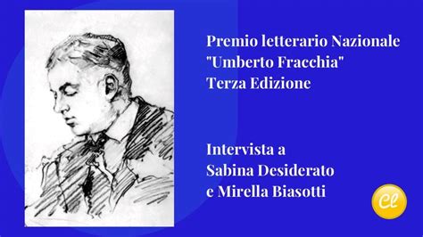 Premio Letterario Nazionale Umberto Fracchia Terza Edizione L