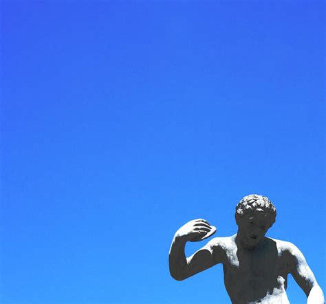 Statue of ancient Greek Athlete Photograph by Peter Lloyd | Fine Art ...