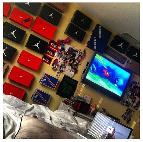 For Our Sneaker Room Sport Bedroom Cool Rooms Small Bedroom Decor