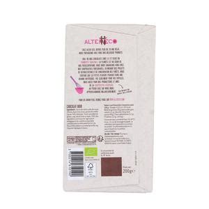 Alter Eco Commerce Equitable Chocolat Noir Dessert Cacao Bio Du P Rou