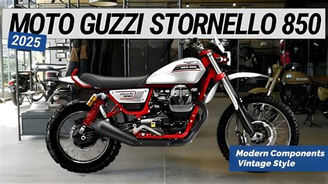 Moto Guzzi Stornello Unveiled Modern Components Combined