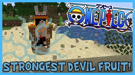 THE STRONGEST DEVIL FRUIT Minecraft One Piece Mod YouTube