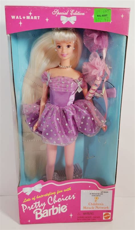 NEW Pretty Choices Barbie Wal Mart Mattel Long Blonde Hair EBay Barbie Barbie