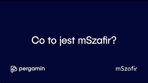 Co To Jest MSzafir MSzafir X Pergamin YouTube