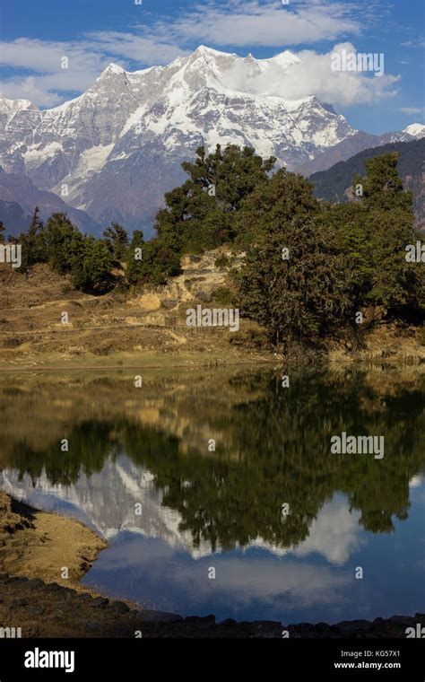 Deoria Tal Is A Lake Located About 3 Km On An Uphill Trek From The