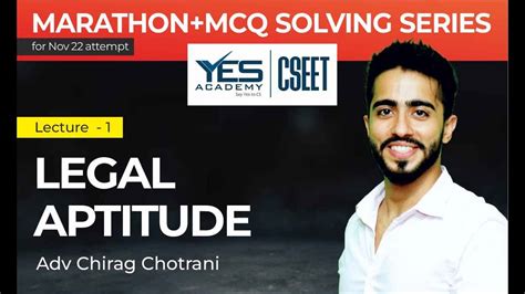 CSEET Legal Aptitude MARATHON MCQ Solving For Nov 22 CSEET Adv