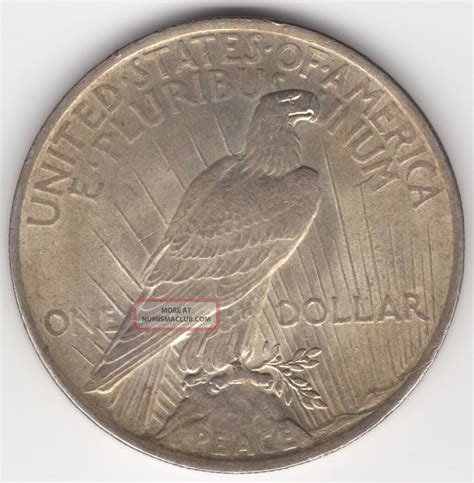 1923 P U S Silver Peace 1 One Dollar Coin