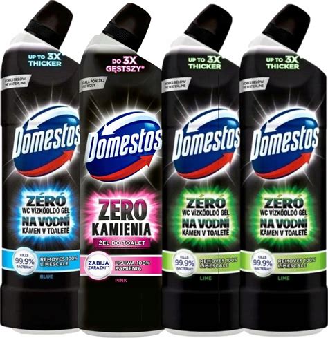 Domestos 4X Zero Kamienia Żel Do Wc 750Ml Opinie i atrakcyjne ceny na