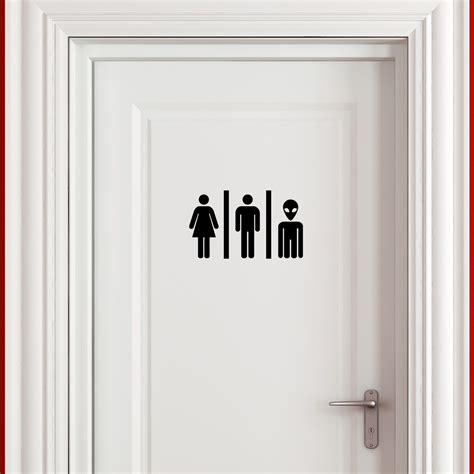 Stickers Muraux Pour Wc Sticker Mural Homme Femme Humano De