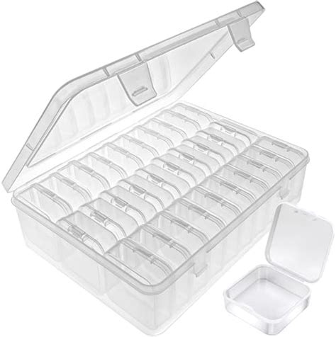 Mathtoxyz Small Bead Organizers And Storage Clear Bead Storage