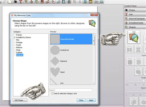 Making Sun Ray Shapes in MyMemories - Coastal Scrapbooks