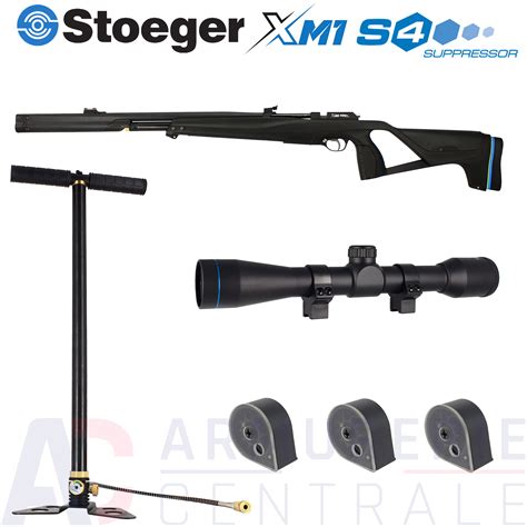 Pack Stoeger Pcp Xm S Suppressor Avec Lunette X Et Chargeurs