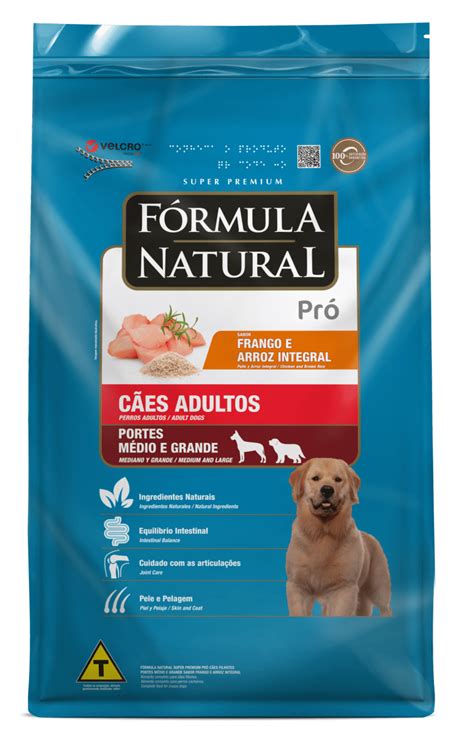 Fórmula Natural Super Premium Pró Cães Adultos Portes Médio E Grande