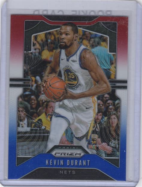 Panini Prizm Kevin Durant Red White Blue Prizm Ebay