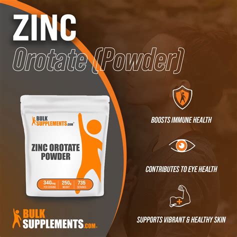 Zinc Orotate Powder Zinc Supplement Zinc Orotate Supplement