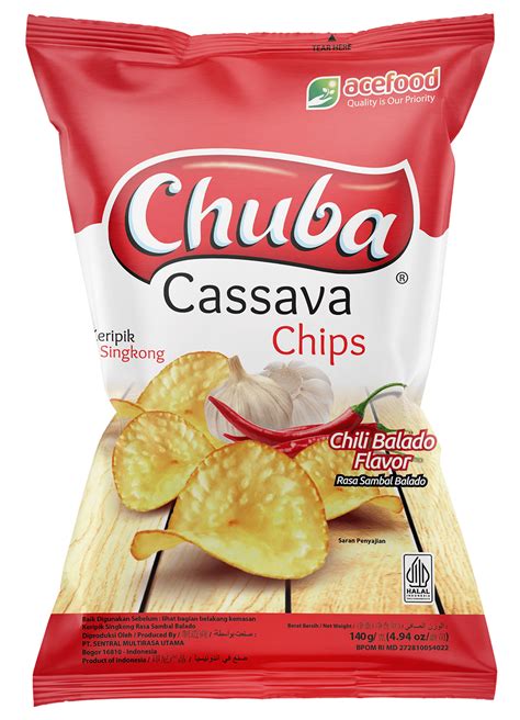 Chuba Cassava Chips Balado Flavour X G Cibus Foods