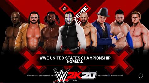 WWE 2K20 Jeff VS Ricochet VS Morrison VS Kofi VS Corbin VS Balor