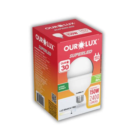 L Mpada Superled Bulbo Led Alta Pot Ncia W K Ourolux