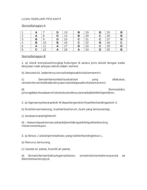 DOC SKEMA JAWAPAN SAINS DOKUMEN TIPS