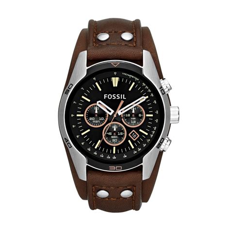 Fossil Men S Coachman Chronograph Cuff Watch CH2891 Watches From