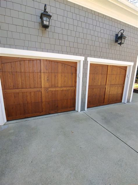 Herringbone Wood Garage Doors Etsy