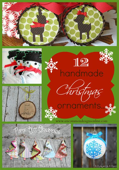 12 Handmade Christmas Ornaments