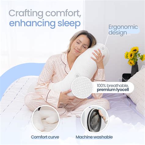 Contour Swan Original Body Pillow Cozy Huggable Pillow For Back Hip