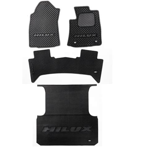 Toyota Hilux GD6 Double Cab Rubber Mats Rubber Direct