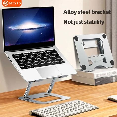 Jual MIXIO ZM 112 Metal Aluminium Dudukan Laptop Stand Holder Foldable