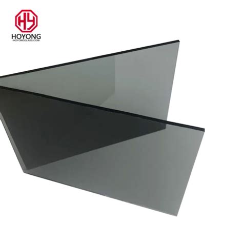 Euro Grey Mist Grey Dark Grey Reflective Building Stained Glass Tinted Float Glass Float Glass